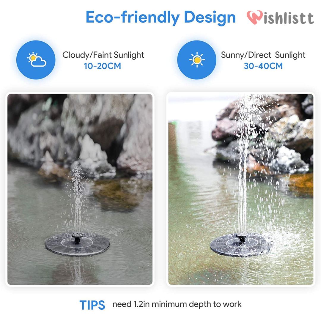 Solar Water Fountain