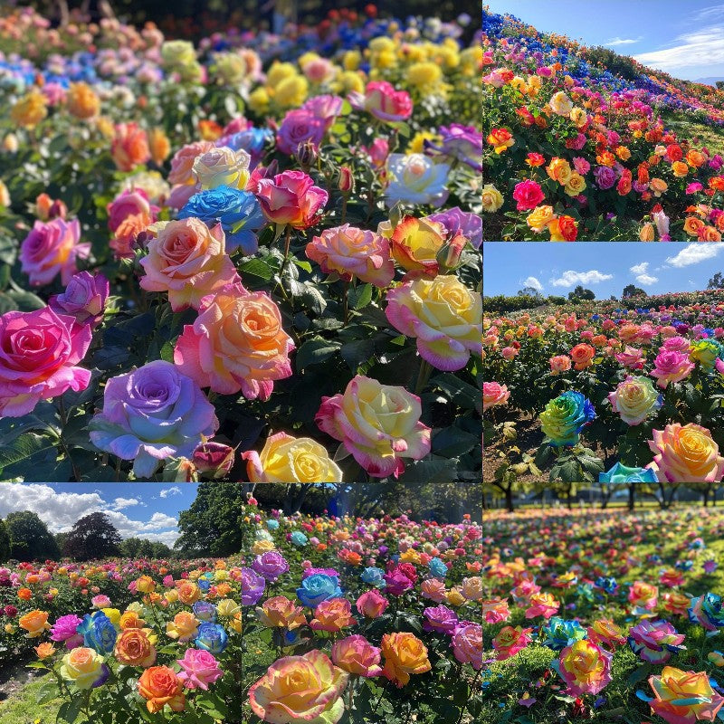 Rainbow Rose Combination Seeds