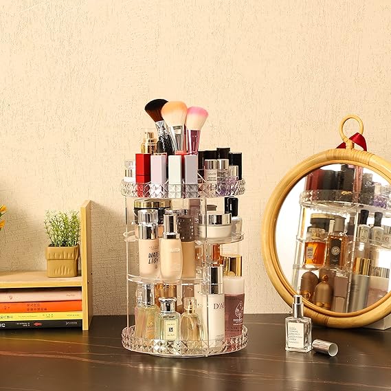 360 Rotation Makeup Organizer