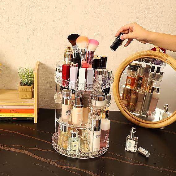 360 Rotation Makeup Organizer