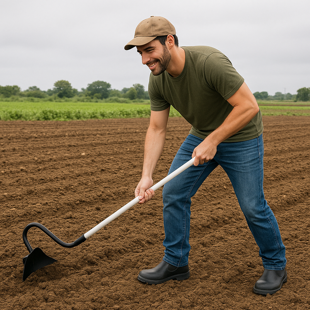 Hand-Pulled Plough