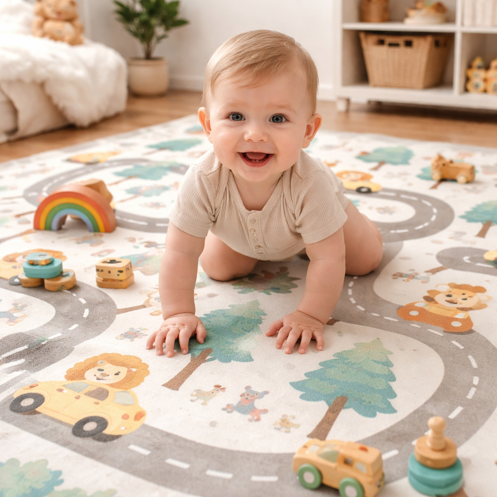 Reversible Baby Playing Mat