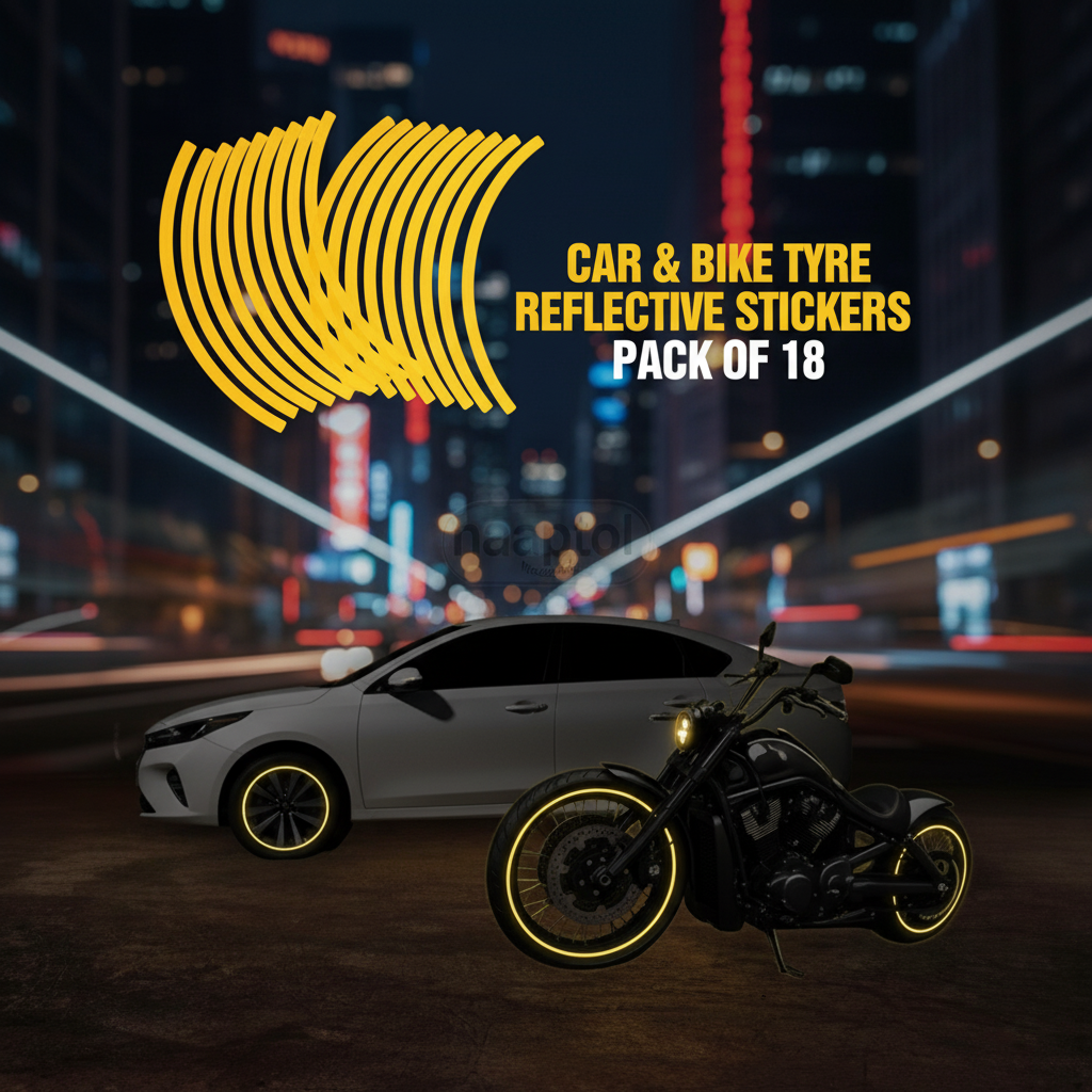 Wheel Reflective Stickers (18 Pcs)