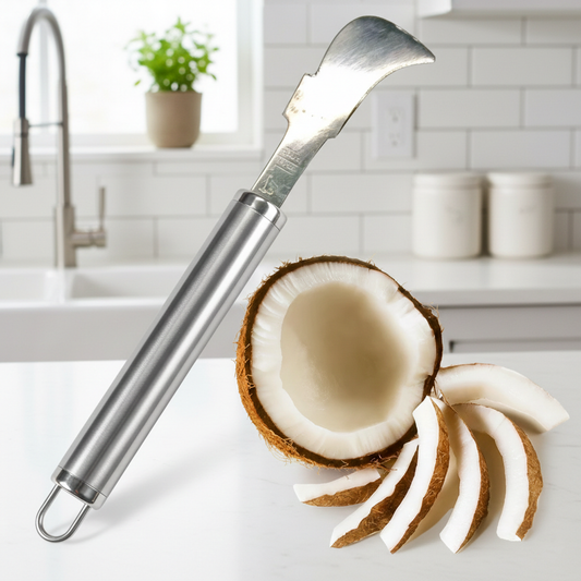 Coconut Slicer & Scraper Tool