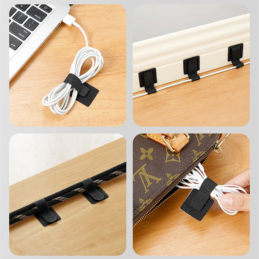 Self-Adhesive Cable Tie Organiser (Pack of 10)