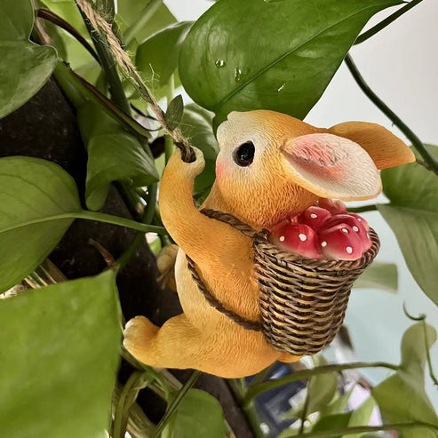 Cute Rabbit Climbing Ornament