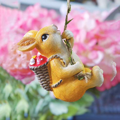 Cute Rabbit Climbing Ornament