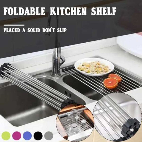 Roll-Up Dish Drying Rack
