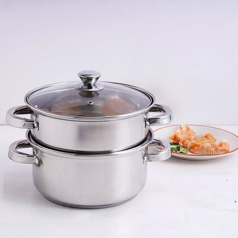 2-Tier Stainless Steel Steamer