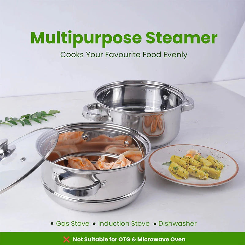 2-Tier Stainless Steel Steamer