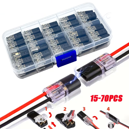 Double-Wire Plug-in Connector