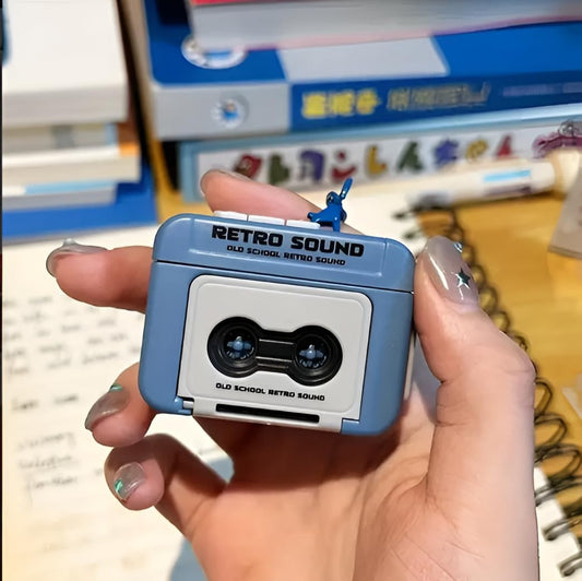 Retro Tape Recorder Keychain