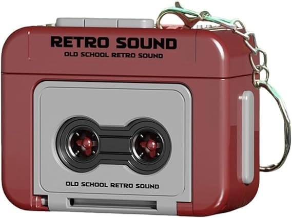 Retro Tape Recorder Keychain