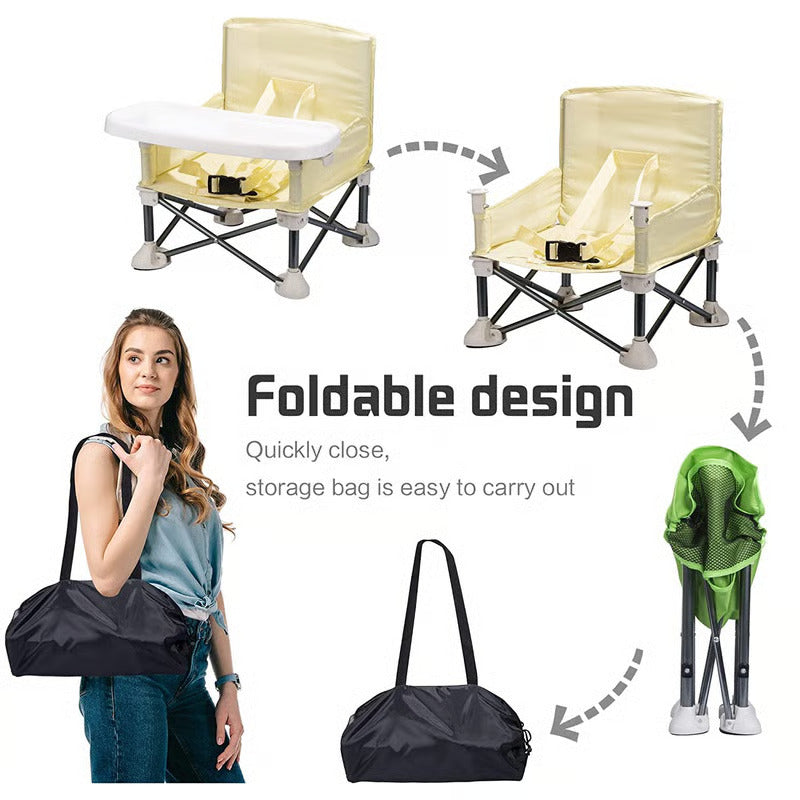 Protable Baby Seat Booster Chair With Tray