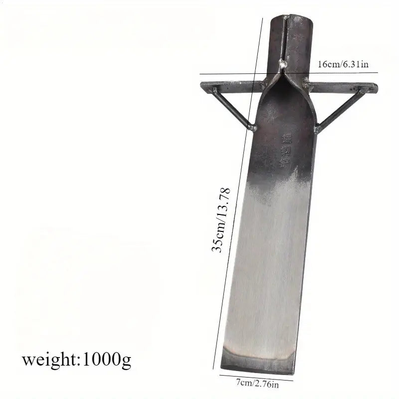 Heavy-Duty Manganese Steel Garden Spade