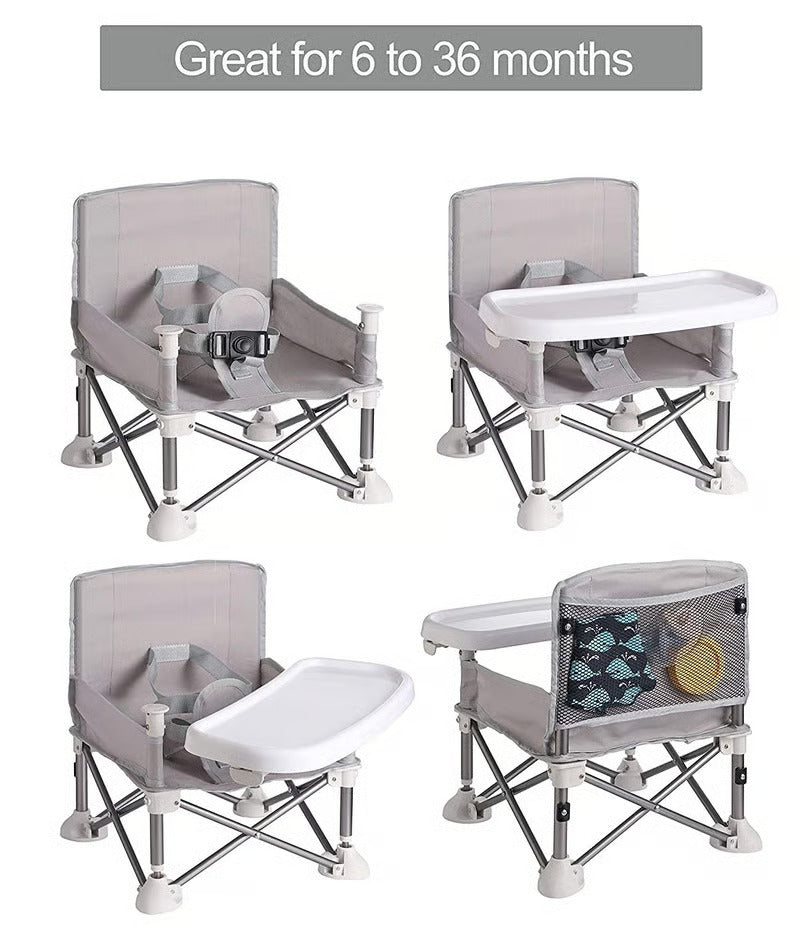 Protable Baby Seat Booster Chair With Tray