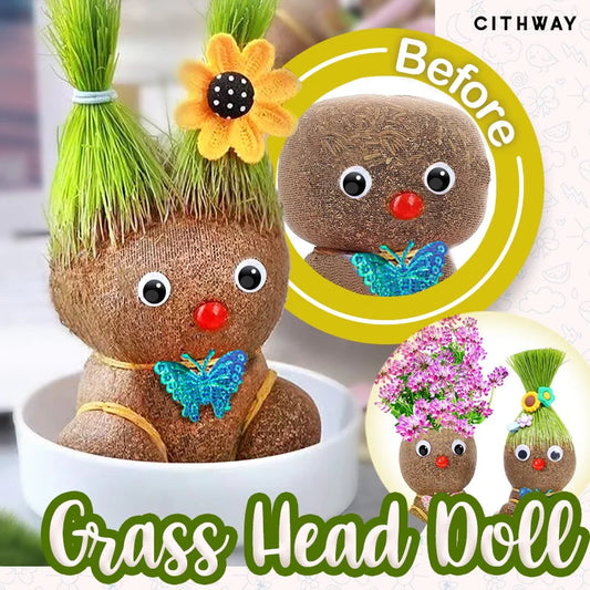 Grass Head Doll