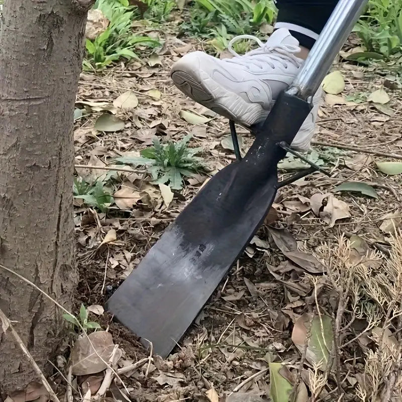 Heavy-Duty Manganese Steel Garden Spade