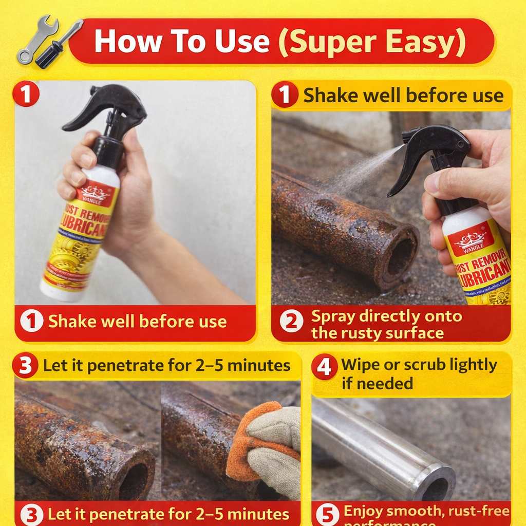 Rust Remover Lubricant (Buy 1 Get 1 Free)