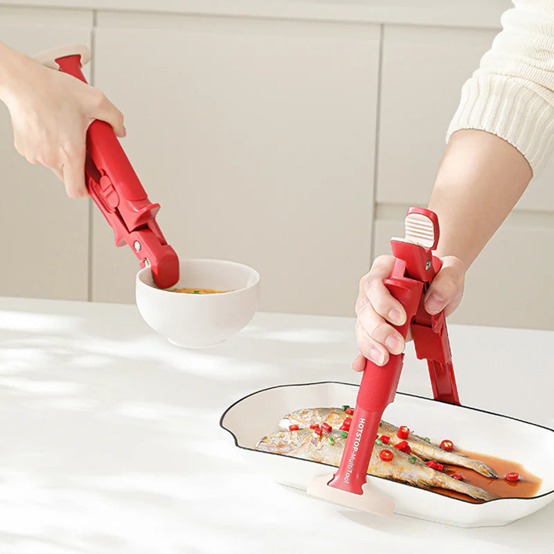 Multi-Purpose Anti-Scald Pan Gripper Tongs